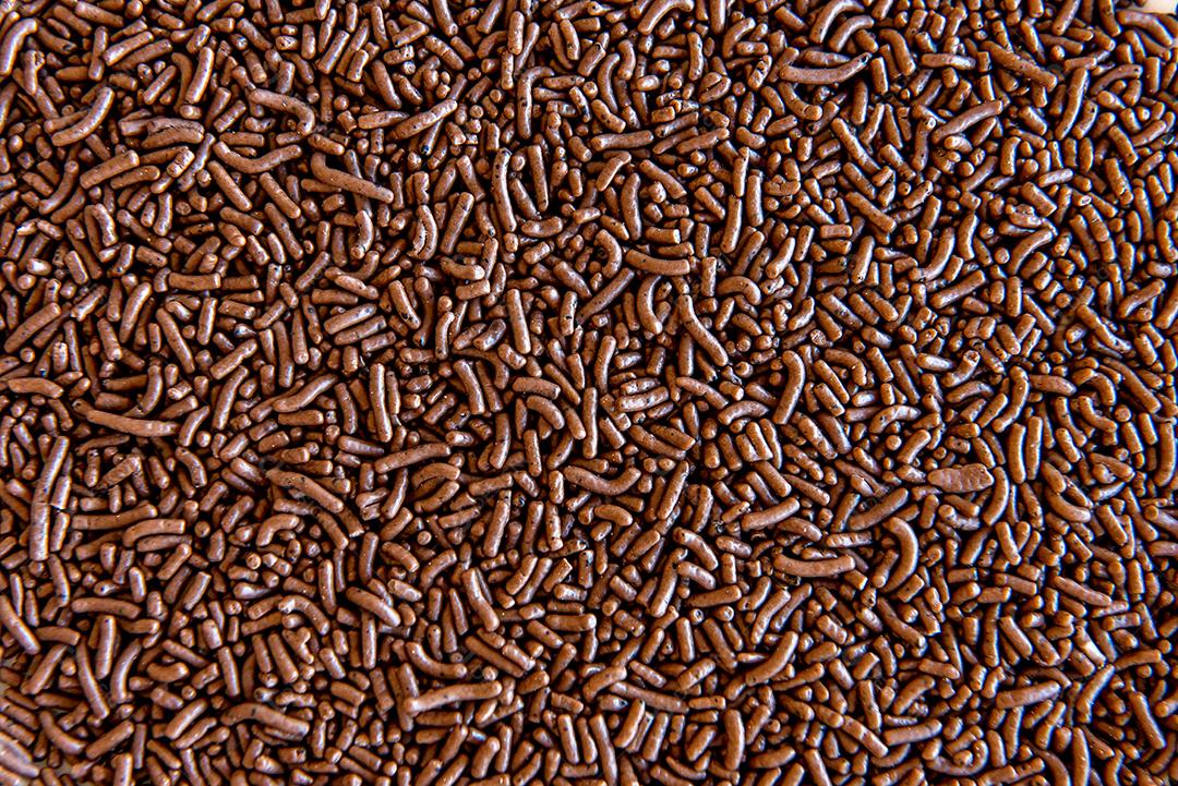 Chocolate granulado fundo de textura
