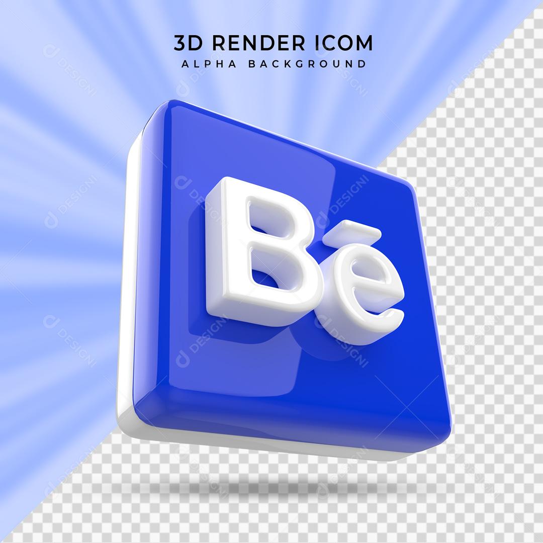 Behance 3D Elemento Para Composição PSD