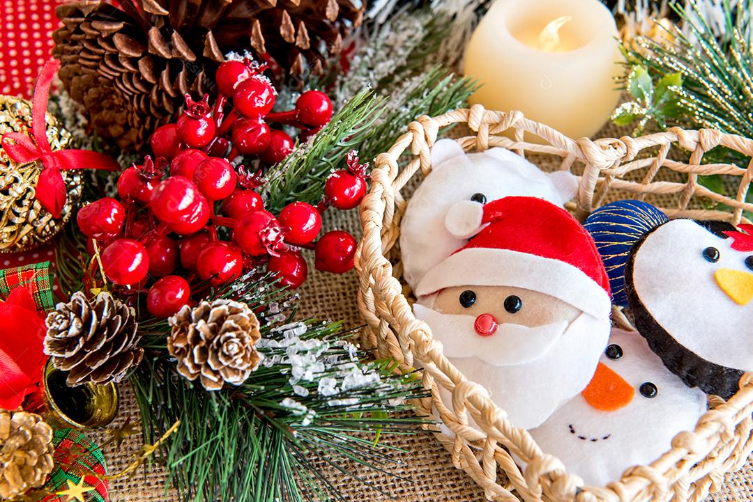 Figuras de Natal e decoração de Natal