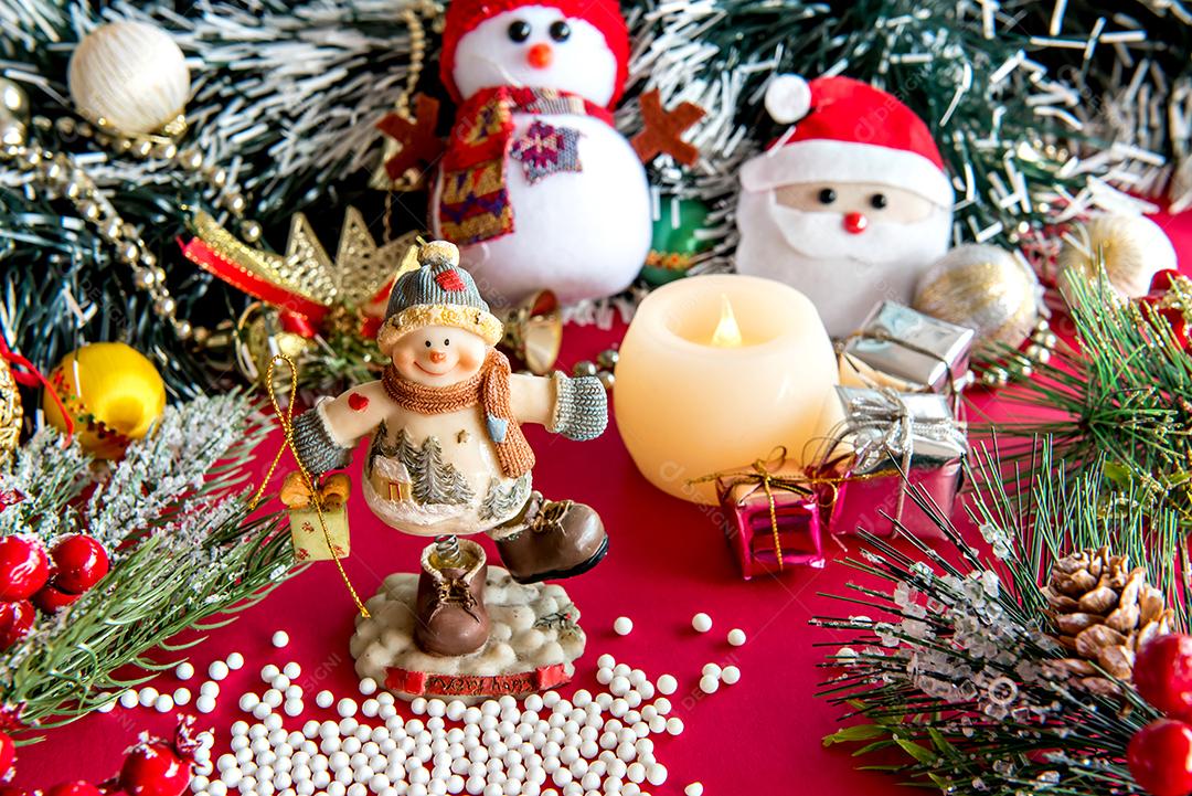 Figuras de Natal e decoração de Natal
