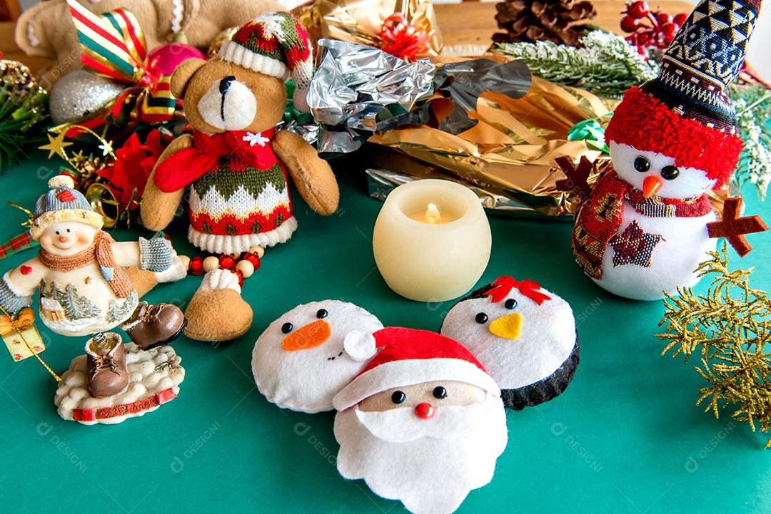 Figuras de Natal e decoração de Natal