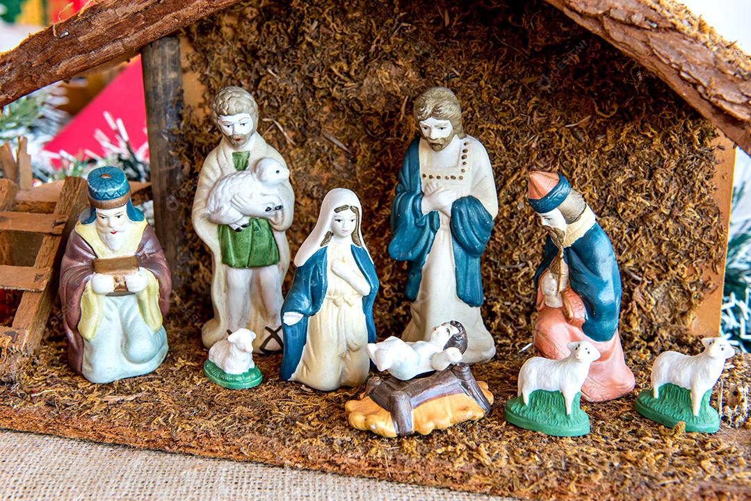 Presépio de Natal, nascimento de Jesus, espírito de Natal.