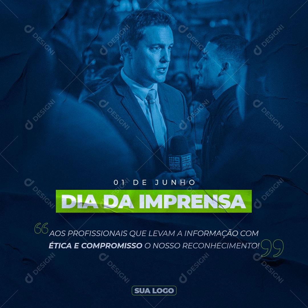 Dia 1 De Junho Dia Da Empresas Data Comemorativa Social Media PSD Editável