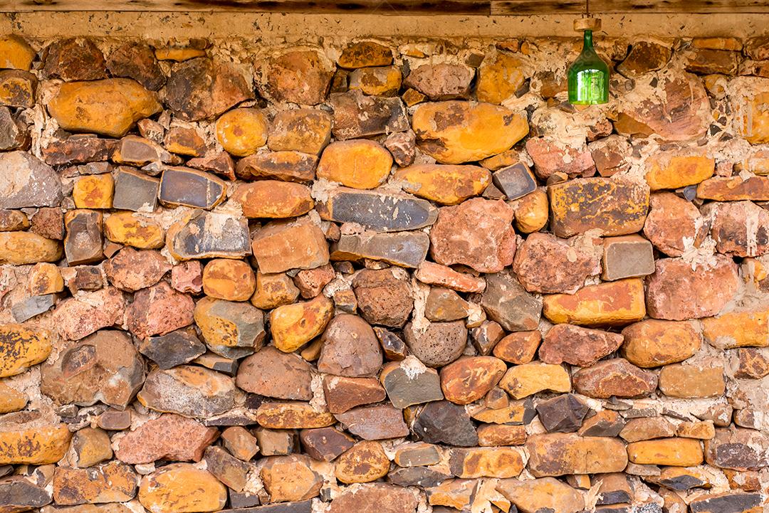 Fundo de textura de parede de pedras antigas.