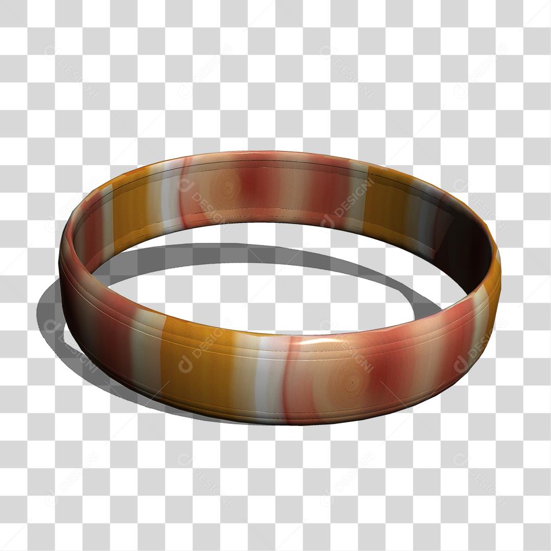 Colar de madeira PNG Transparente