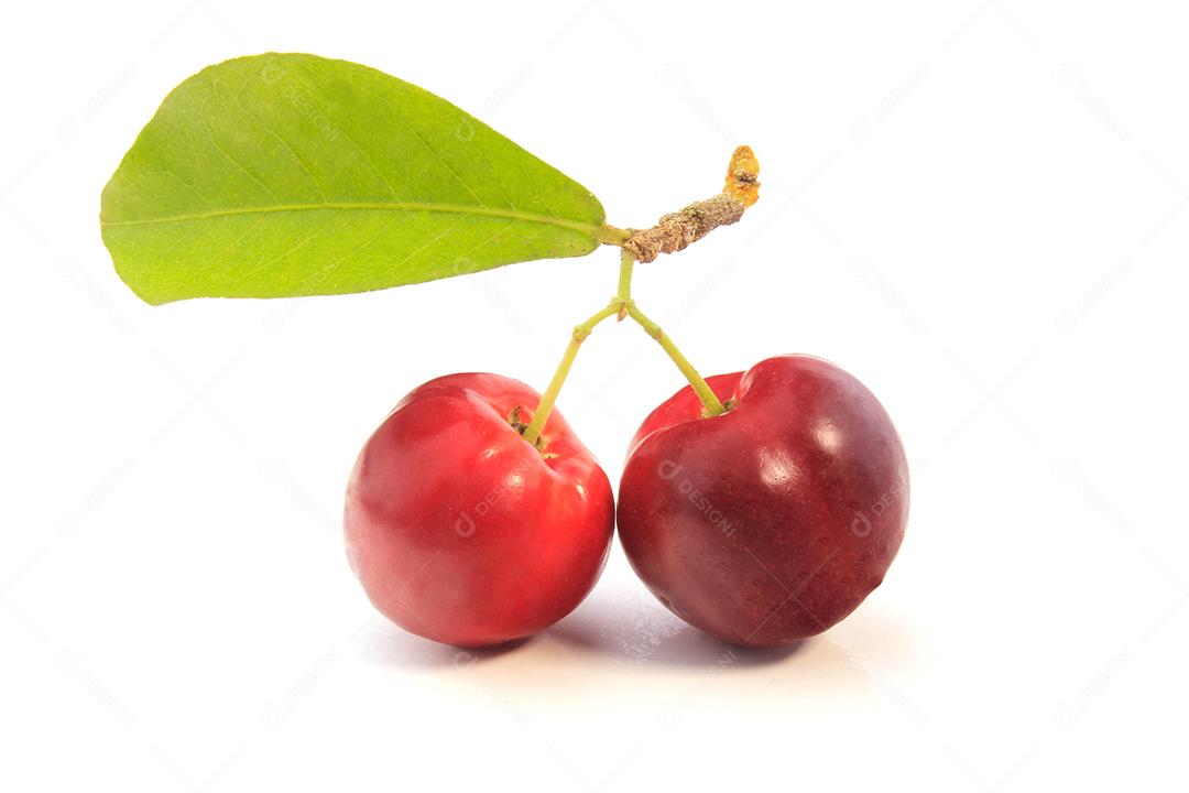 Frutas acerola vermelha