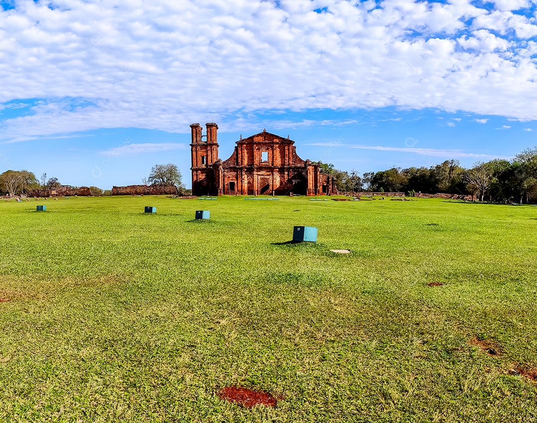 Vista do céu ruína jesuíta pecado São Miguel das Missões