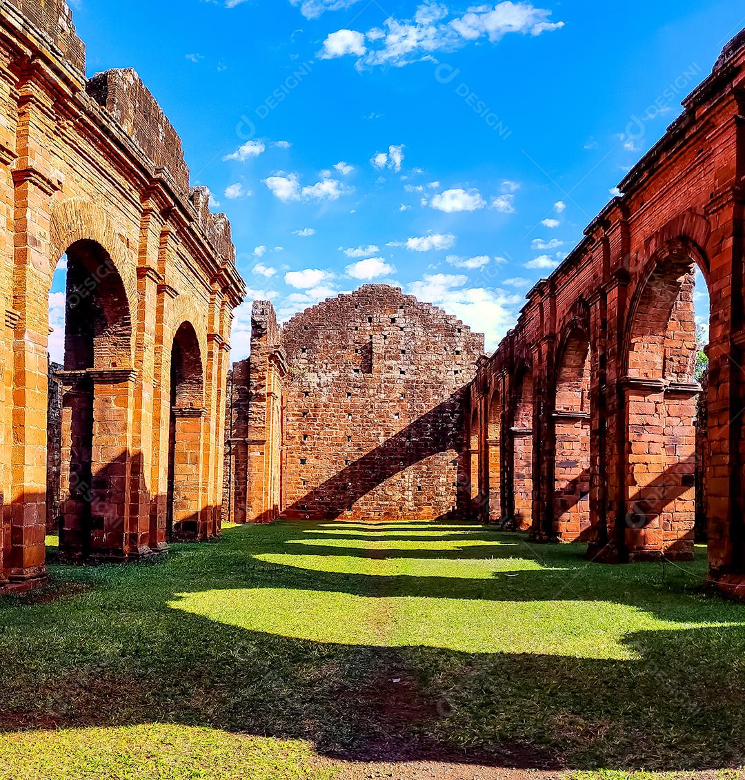 Vista do céu ruína jesuíta pecado São Miguel das Missões