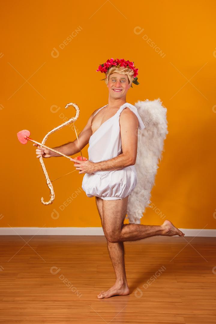 Conceito de dia dos namorados. Retrato do Deus do amor - sagacidade Cupido