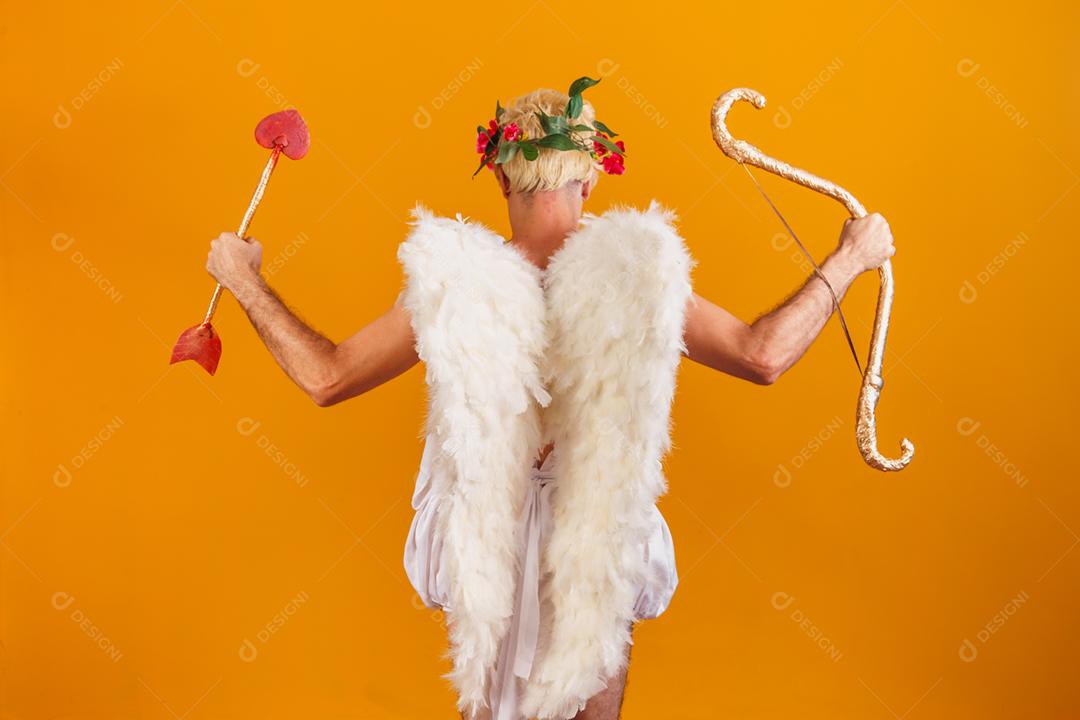 Conceito de dia dos namorados. Retrato do Deus do amor - sagacidade Cupido