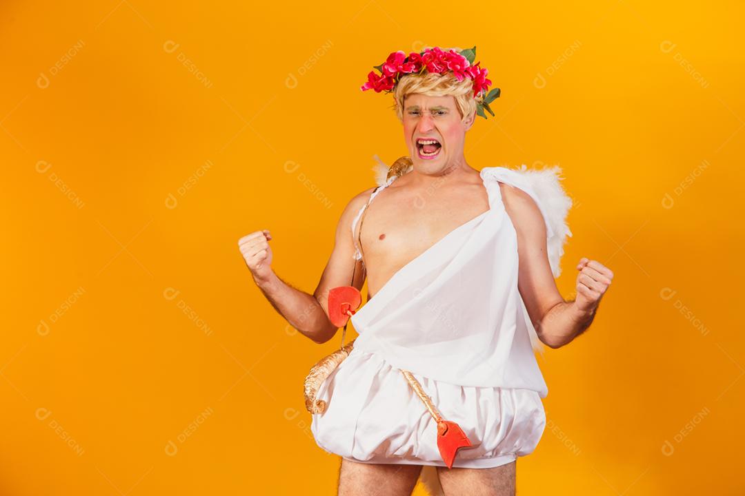 Conceito de dia dos namorados. Retrato do Deus do amor - sagacidade Cupido