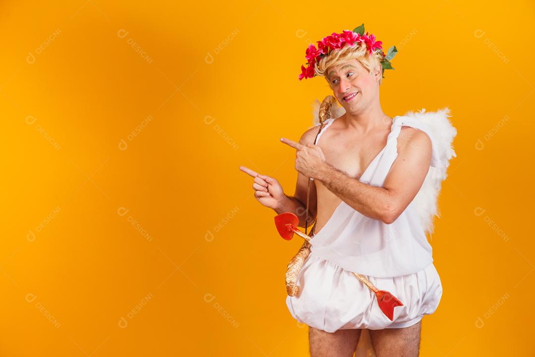 Conceito de dia dos namorados. Retrato do Deus do amor - sagacidade Cupido