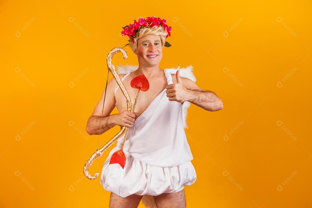 Conceito de dia dos namorados. Retrato do Deus do amor - sagacidade Cupido