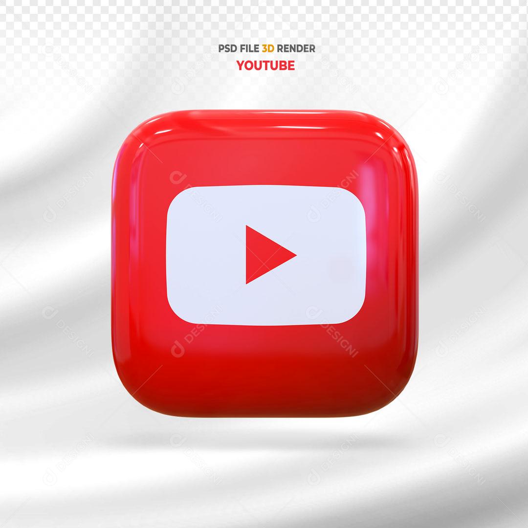 Ícones Rede Sociais Youtube PSD