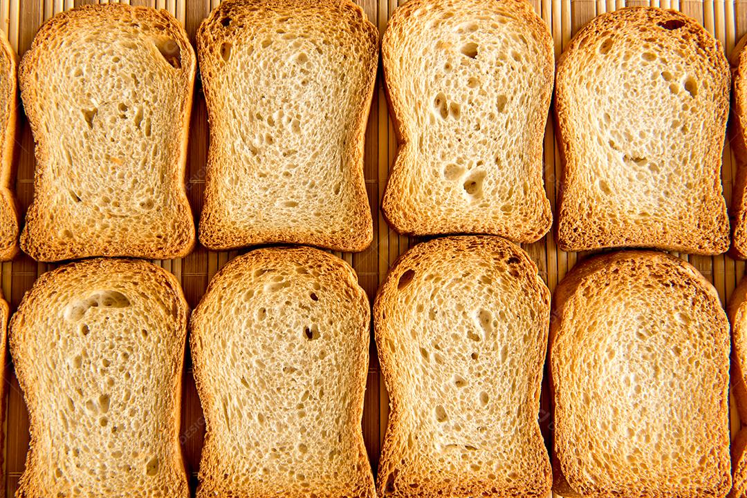 Fundo de textura de pão torrado