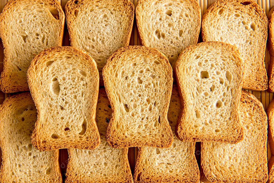 Fundo de textura de pão torrado