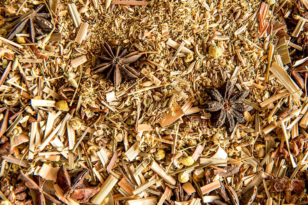 Fundo de textura de vários chás