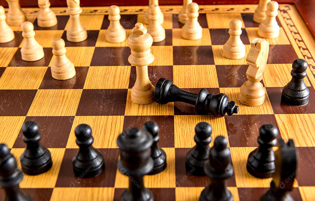 Checkmate, jogo de tabuleiro e estratégia, vitória no jogo de xadrez