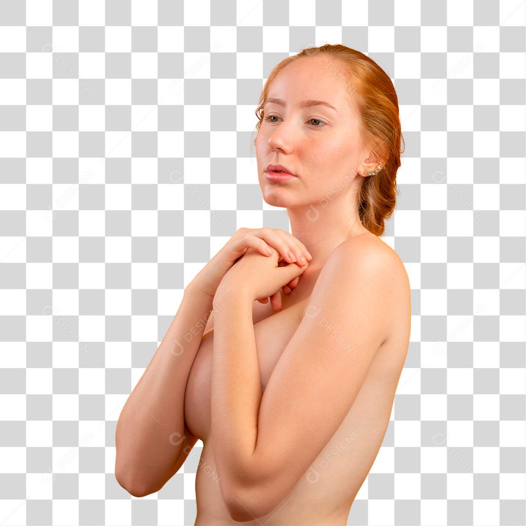 Linda ruiva creme hidratante ou primer facial