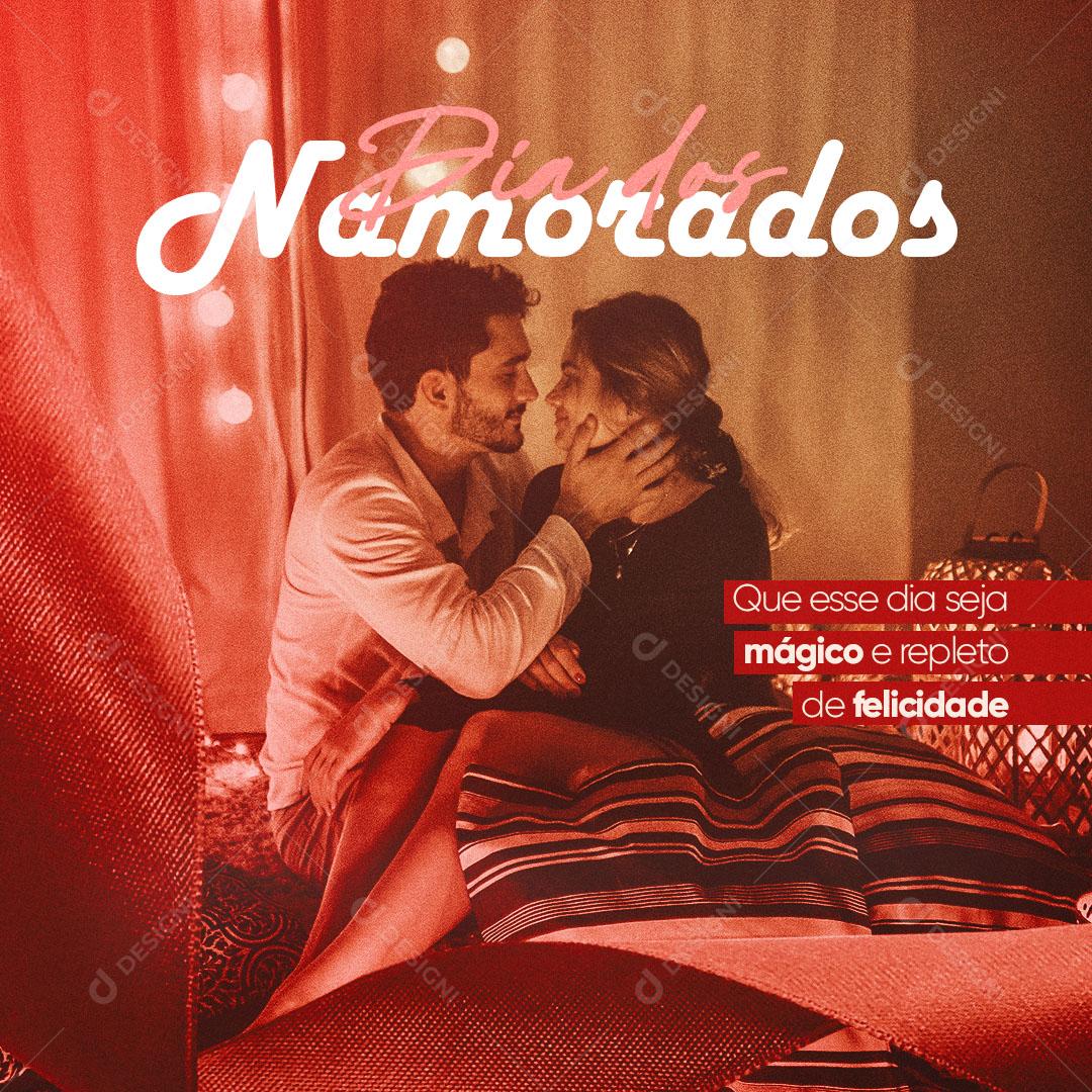 Feliz Dia Dos Namorados 12 de Junho Social Media PSD Editável