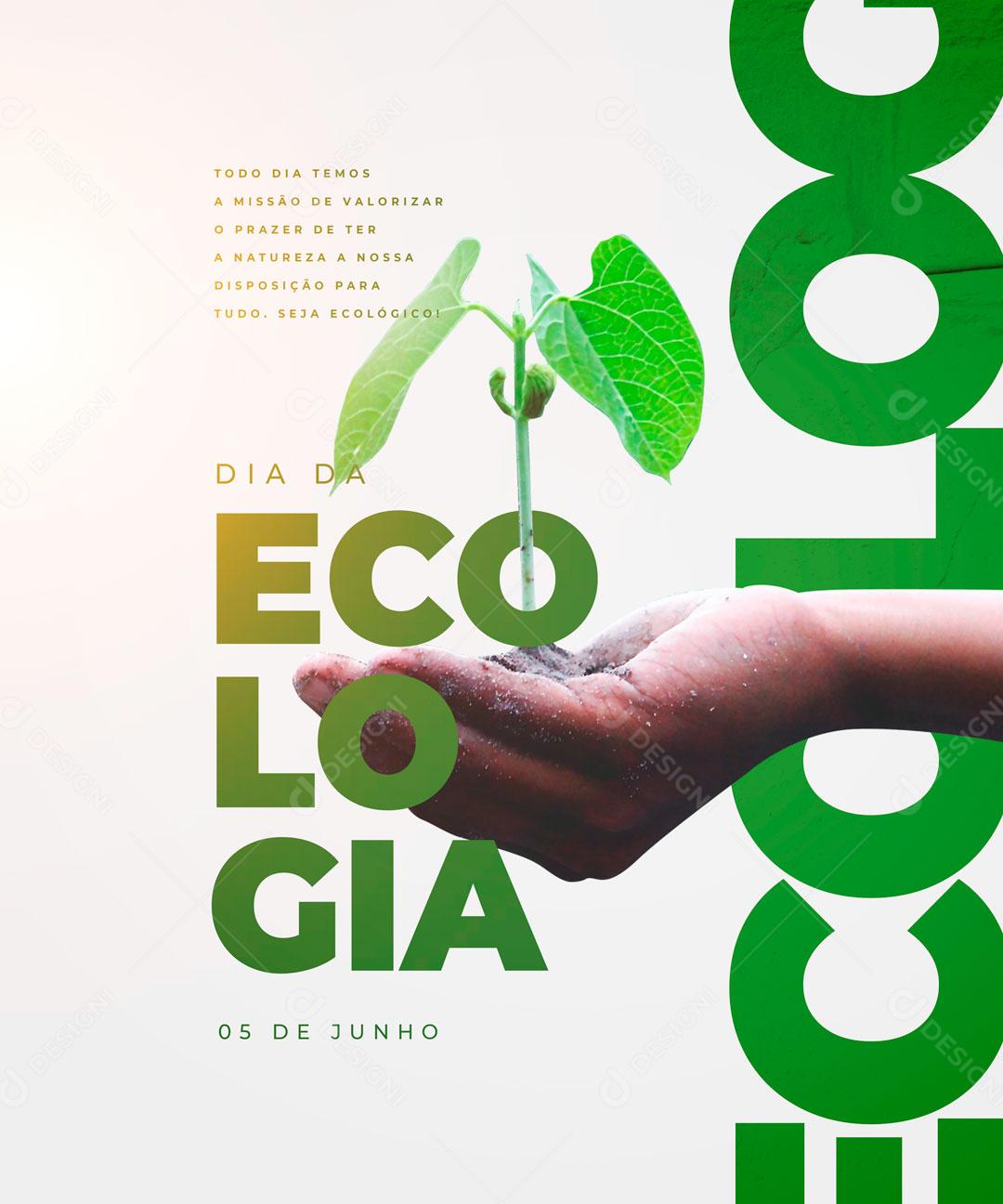 Dia Da Ecologia 5 De Julho Social Media PSD Editável