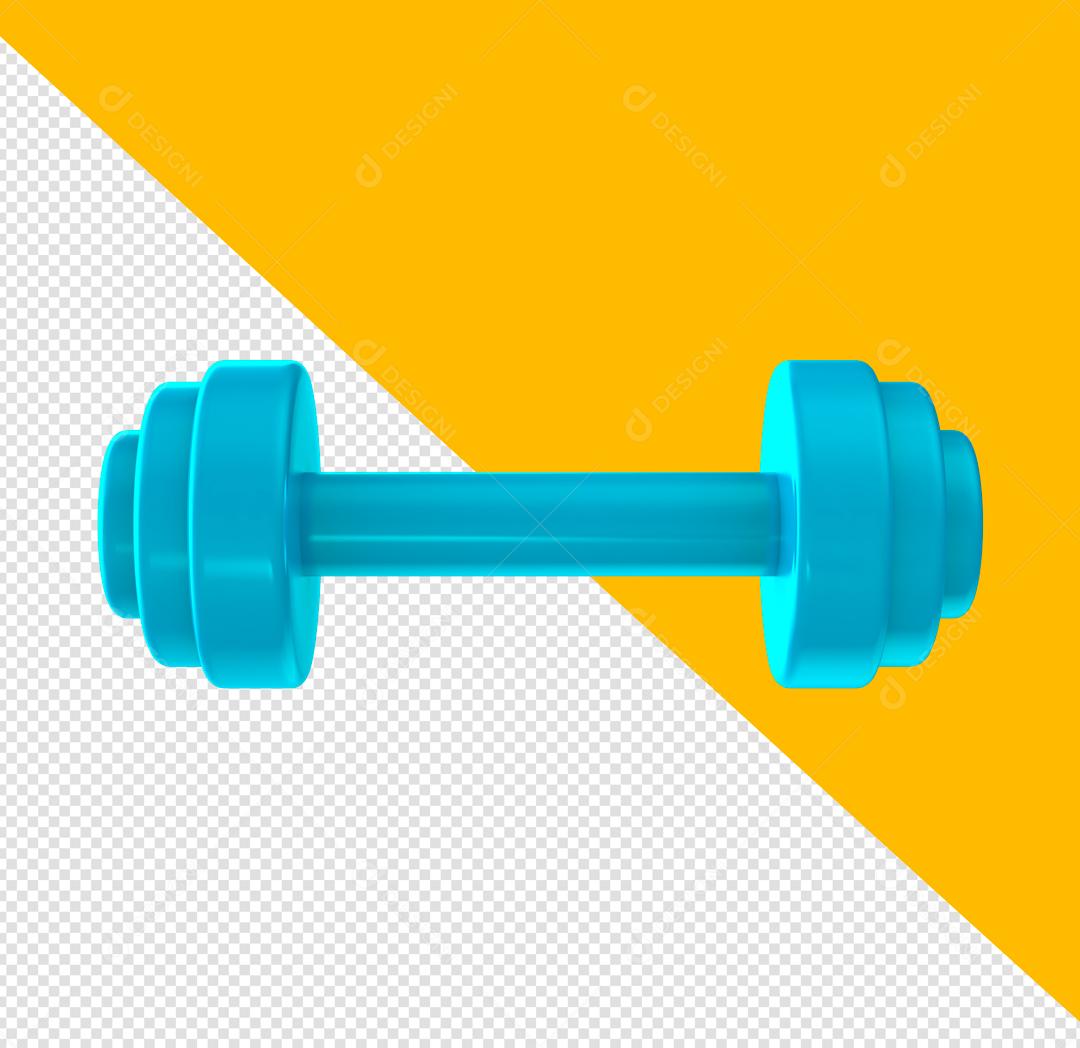 Polimet Peso de Academia Azul Elemento 3D PSD