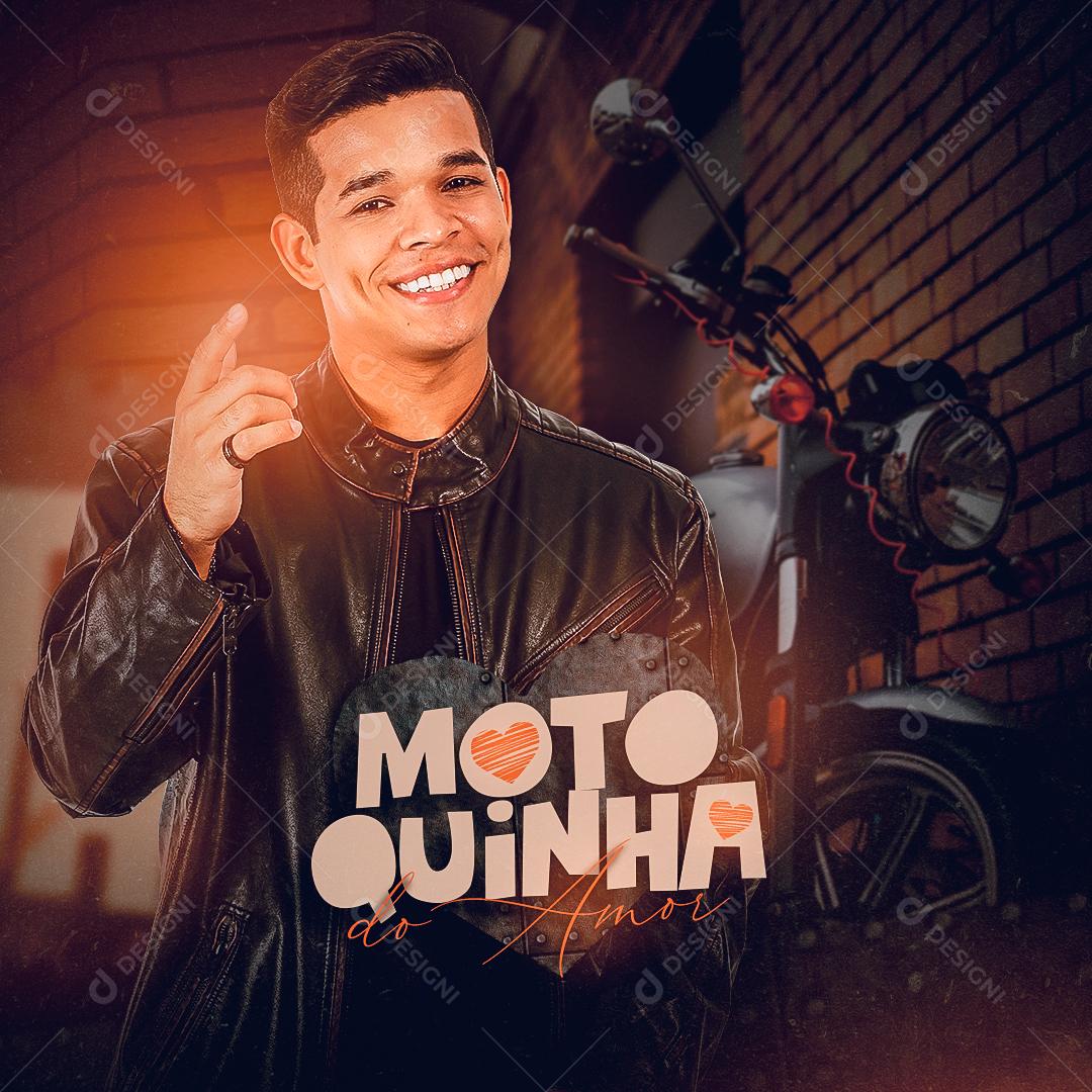 Flyer Feed Show Evento Cantor Moto Quinha do Amor Social Media PSD Editável