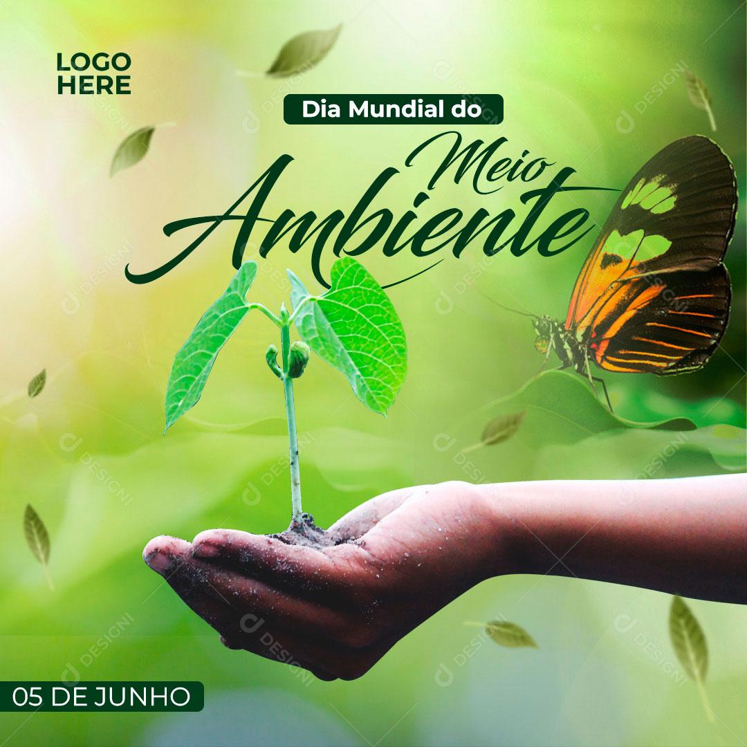 Dia Mundial Do Meio Ambiente Data Comemorativa Social Media PSD Editável