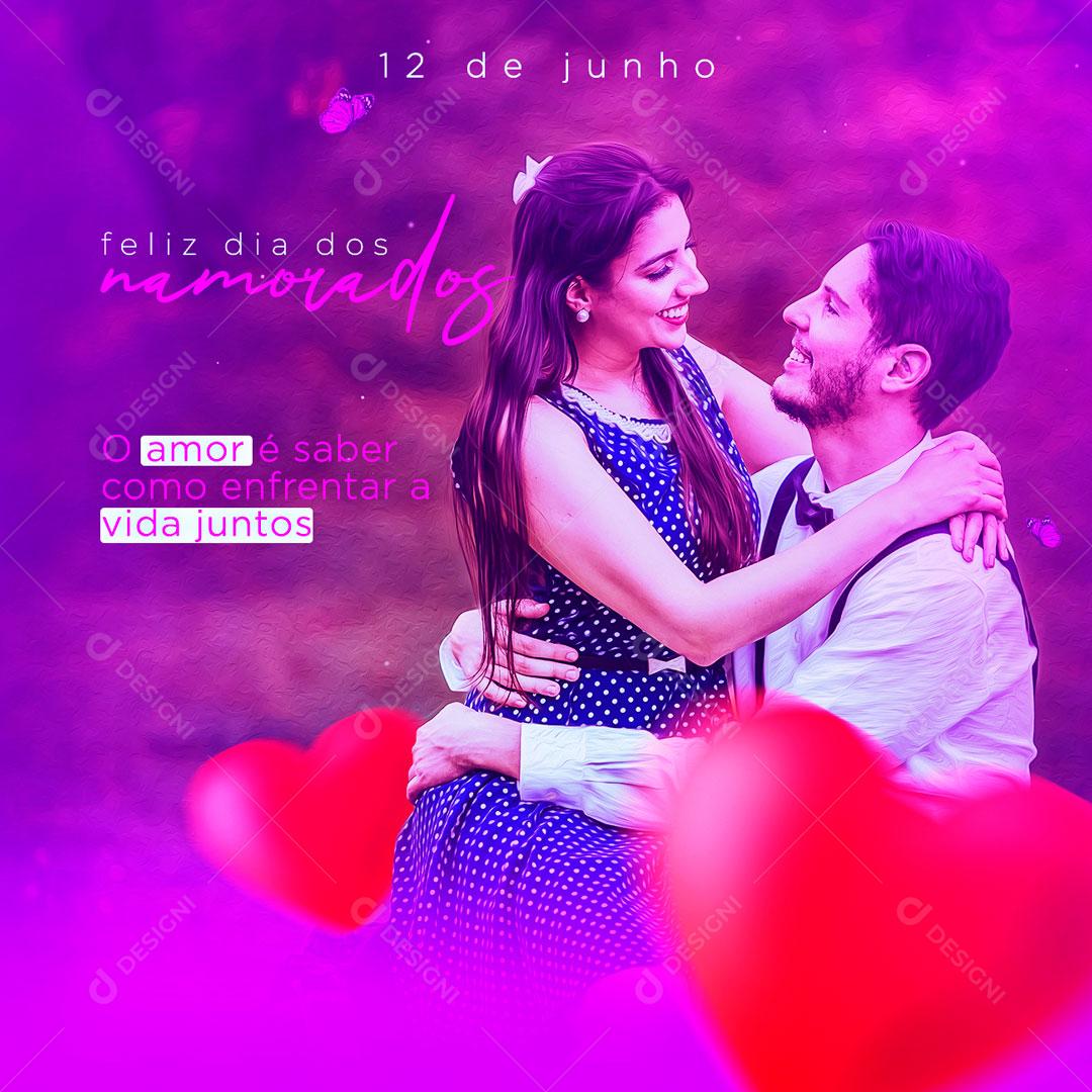 Dia Dos Namorados 13 De Junho Data Comemorativa Social Media PSD Editável