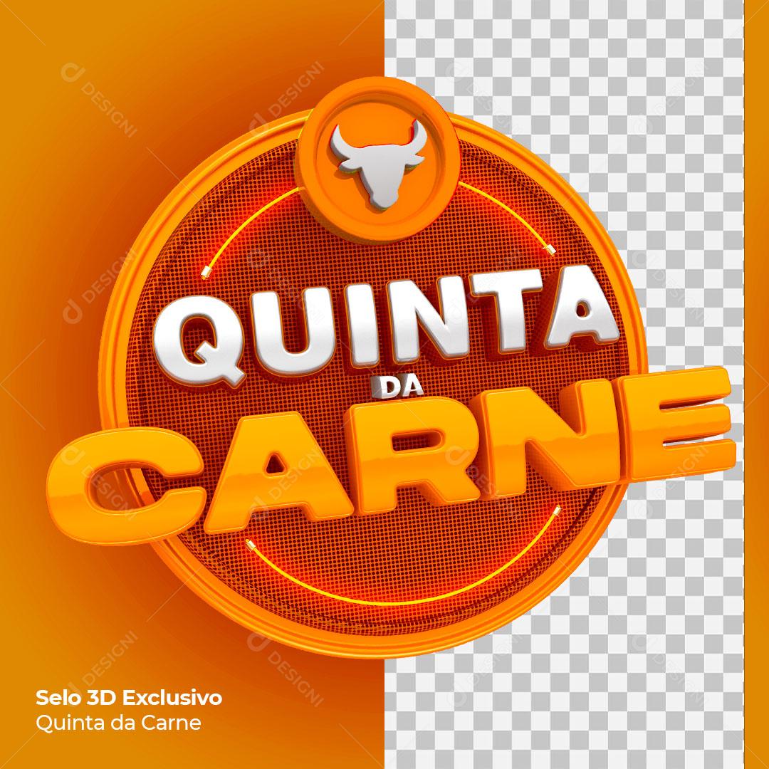 Selo 3D Quinta da Carne Promoções PSD
