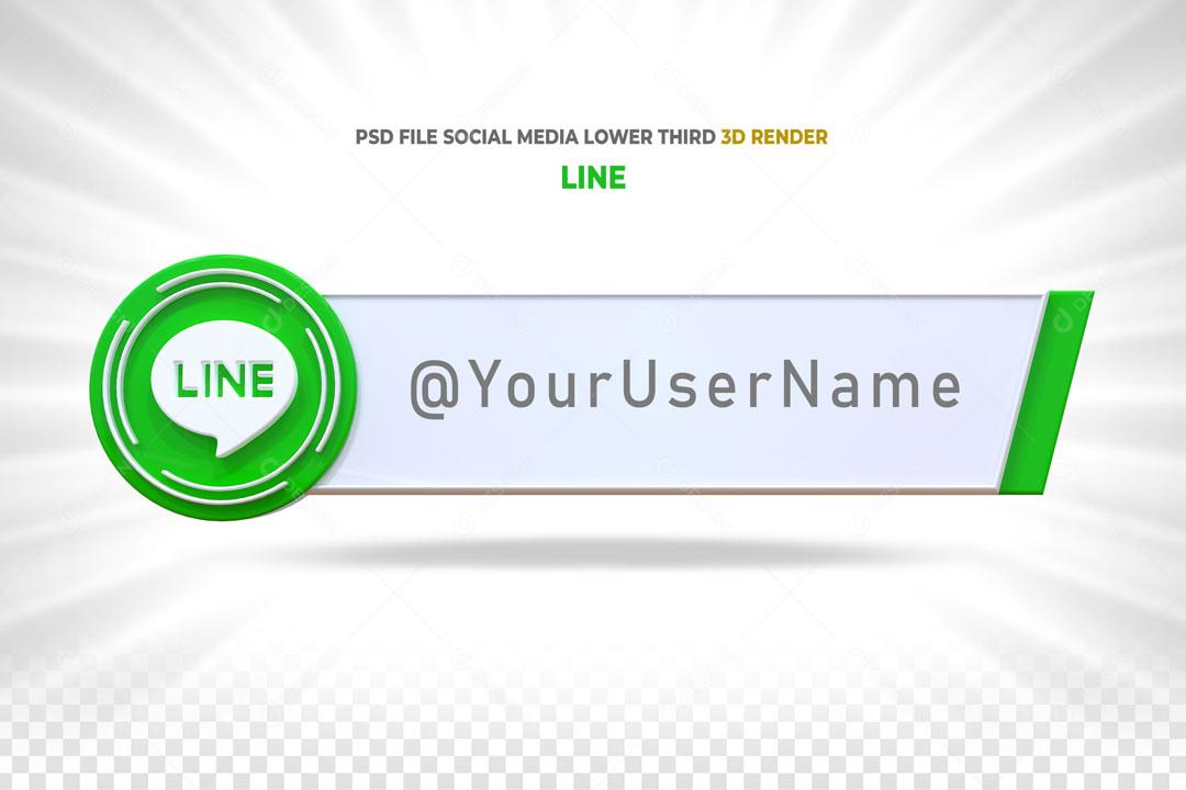 Caixa De Pergunta Tag do Line 3D Elemento Para Composição PSD