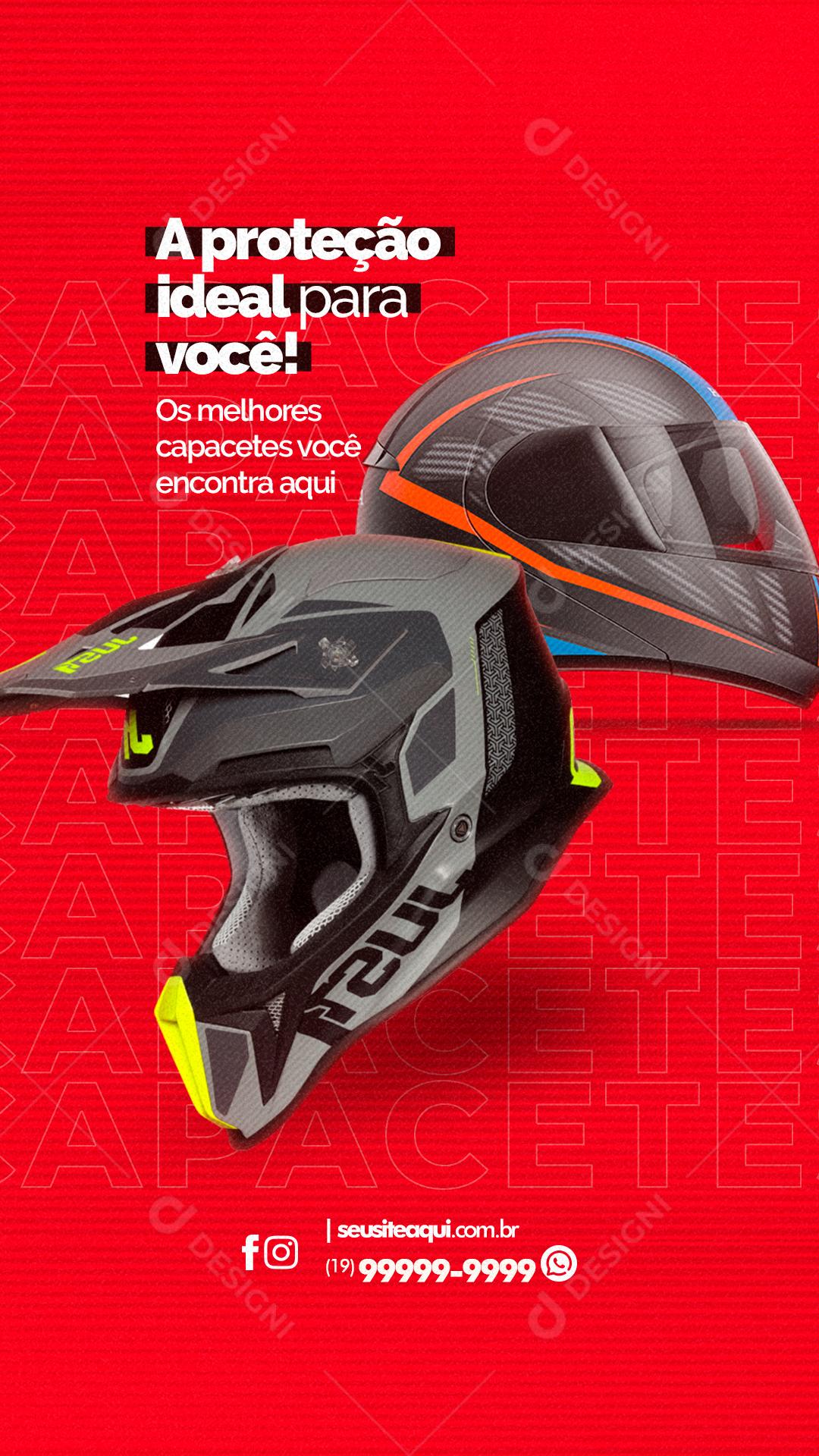 Story Oficina Mecânica A proteção ideal para você Social Media PSD Editável