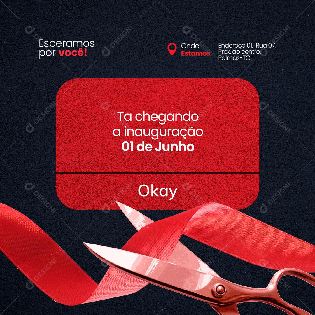 Social Media Inauguração Bar Distribuidora Restaurante PSD Editável