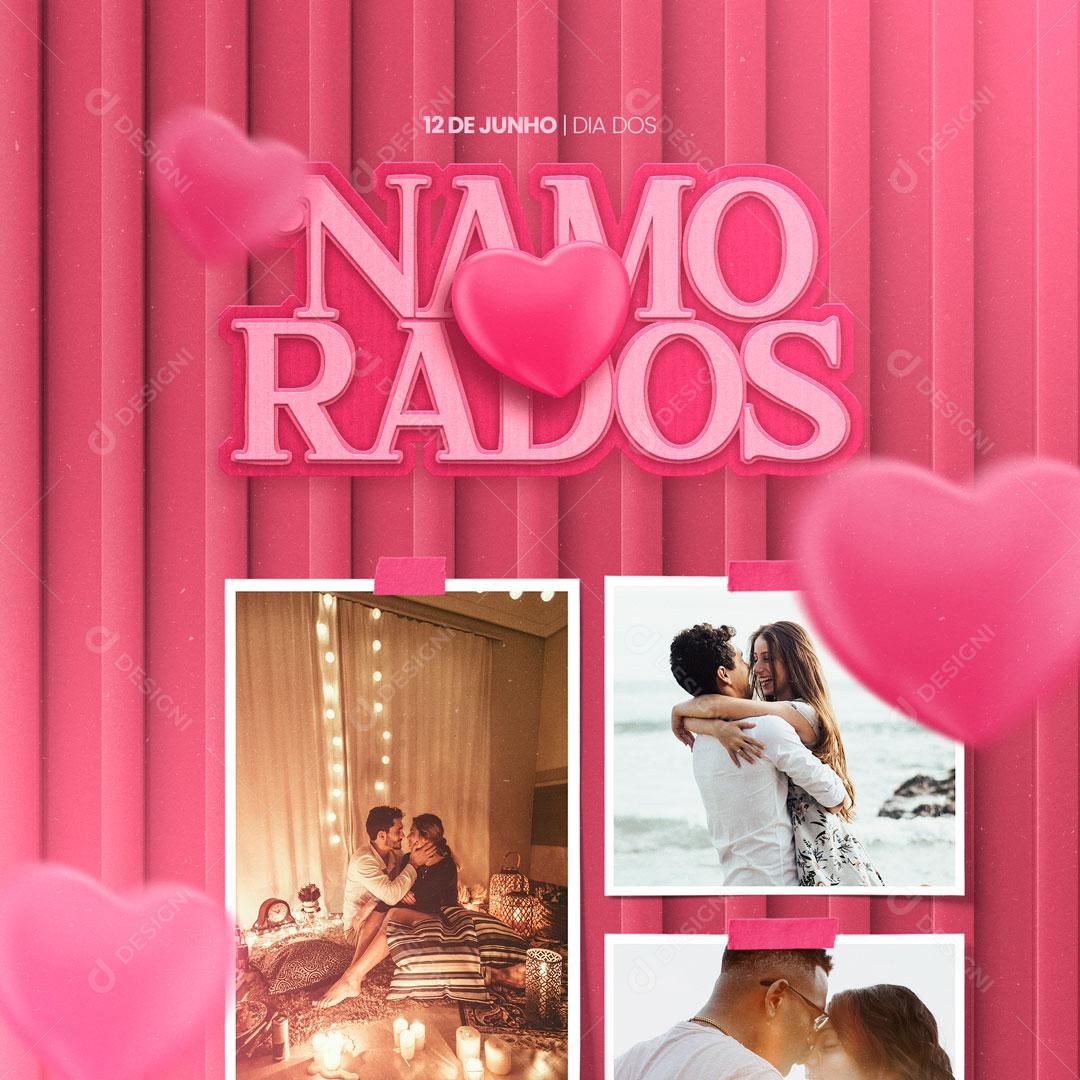 Dia Dos Namorados Um Amor Para Todos Os Momentos Social Media PSD Editável