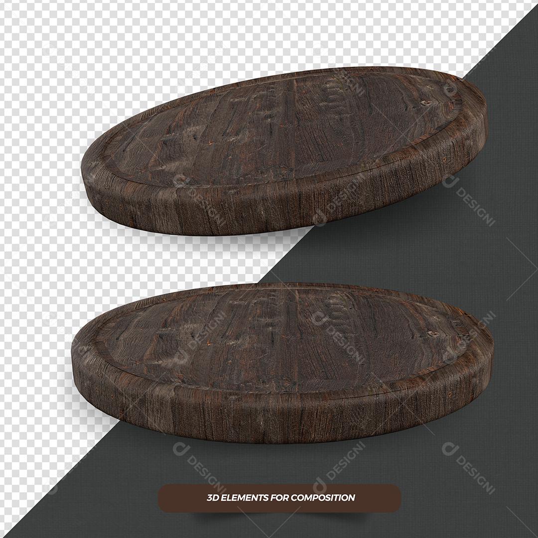 Podium de festa junina Elemento 3D para Composição PSD