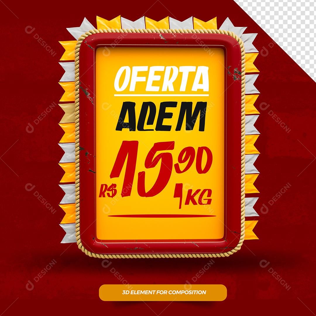 Social Media Oferta São João PSD Editável