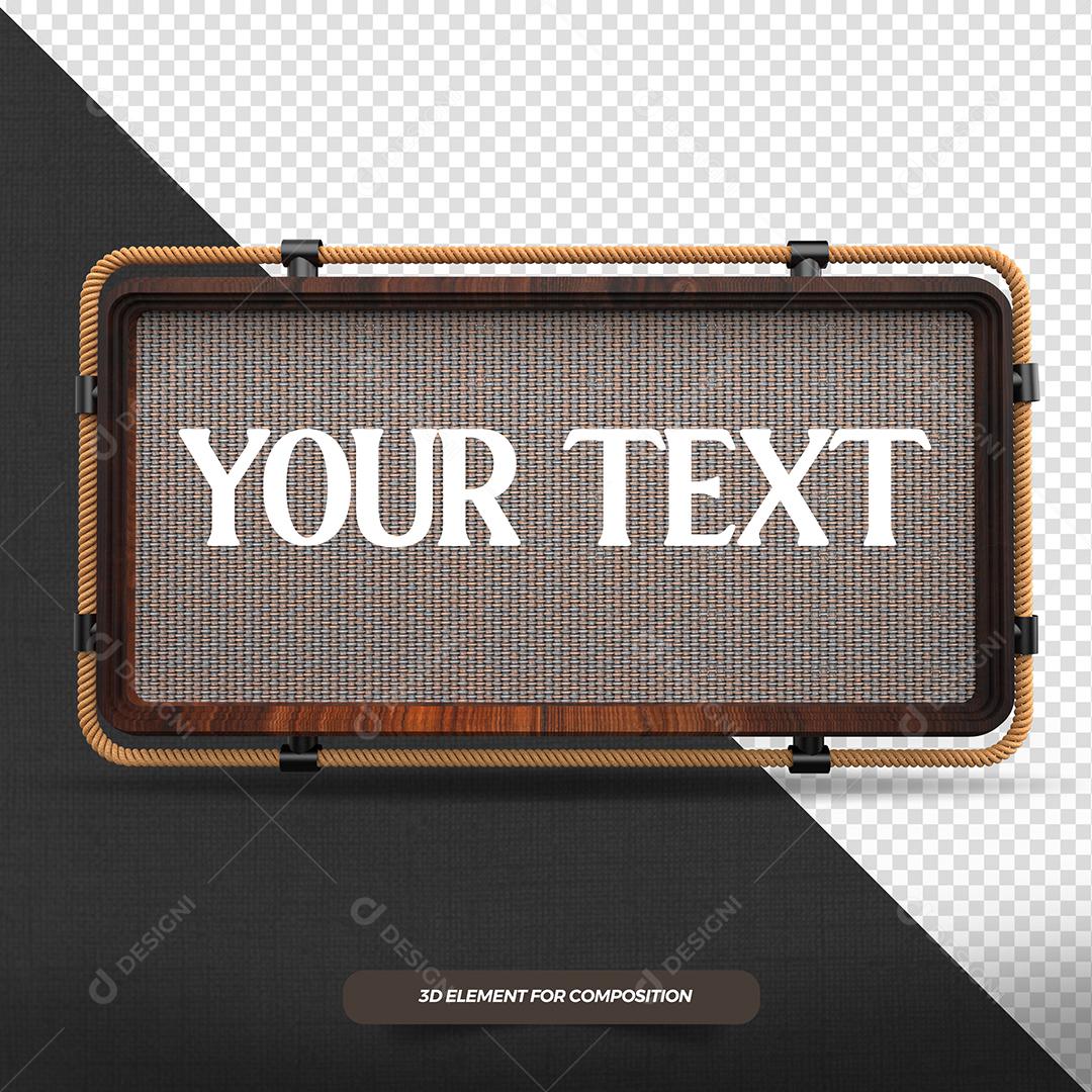 Placa de Madeira para Composição PSD