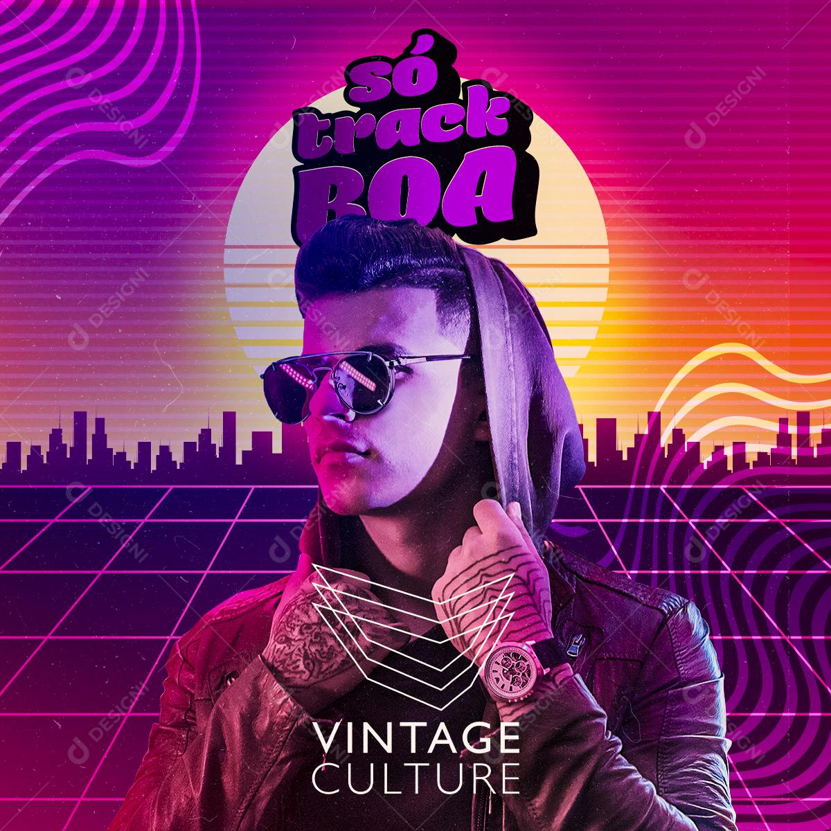 Flyer Show House Dj Vintage Culture Só Track Boa Social Media PSD Editável