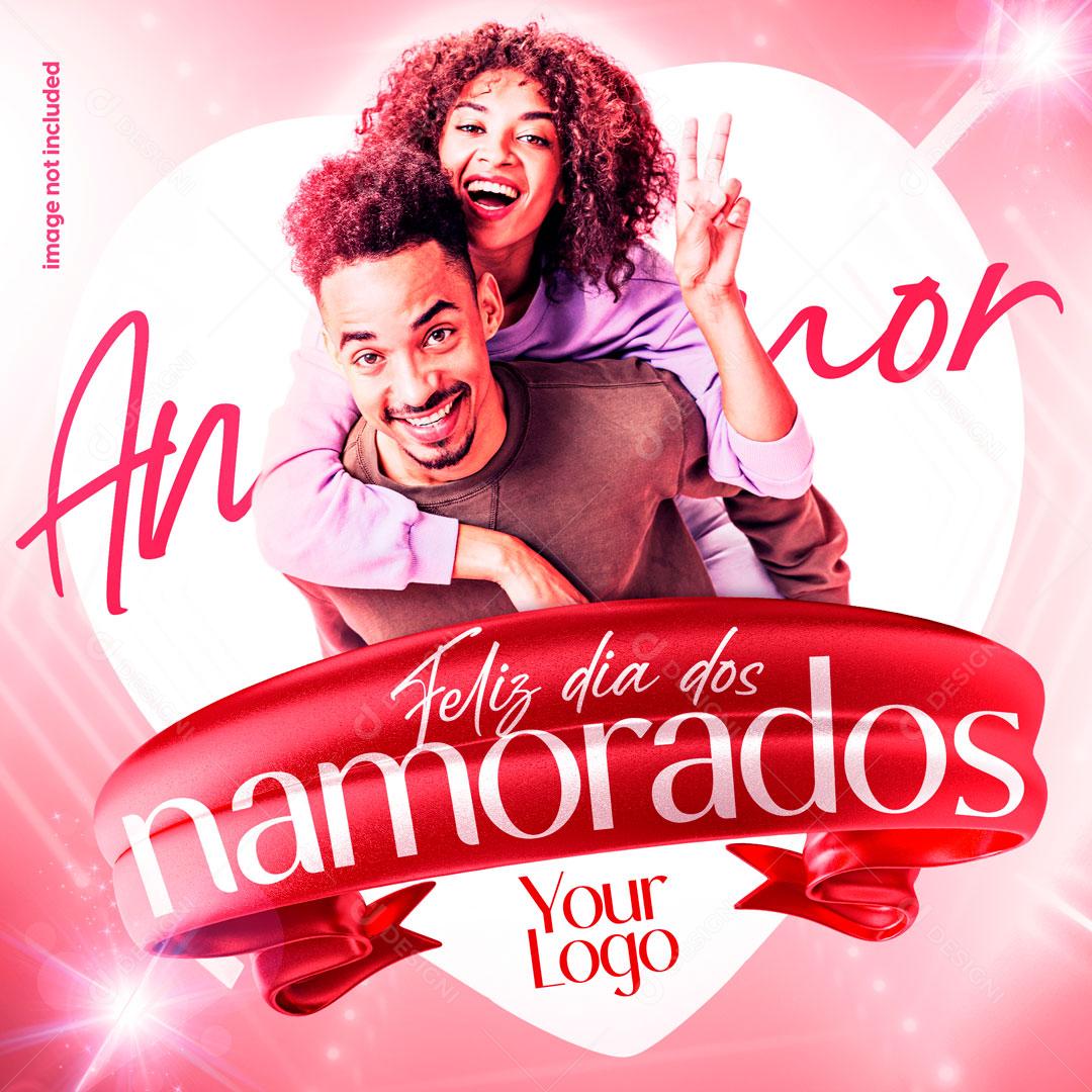 Dia Dos Namorados 12 De Junho Data Comemorativa Social Media PSD Editável