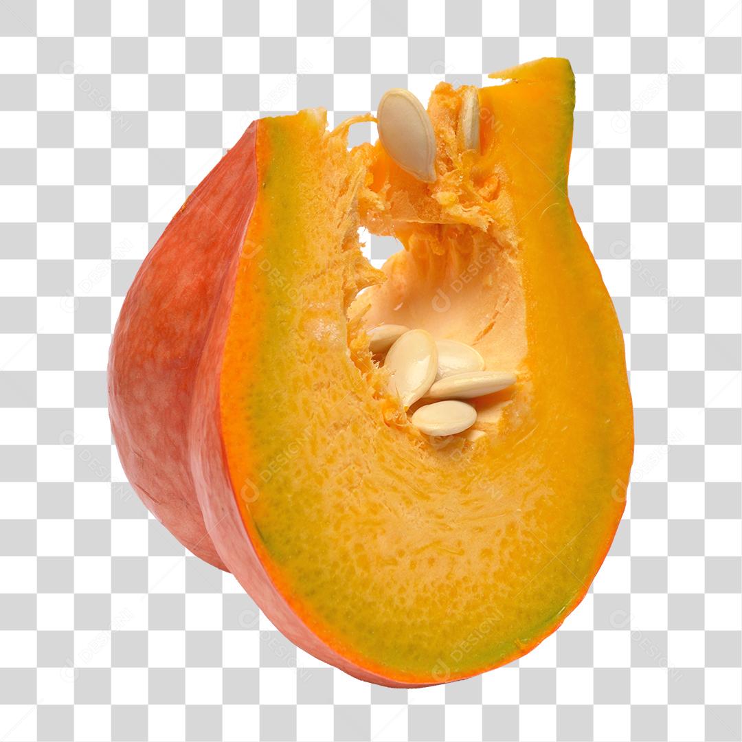 Pedaço de abóbora .