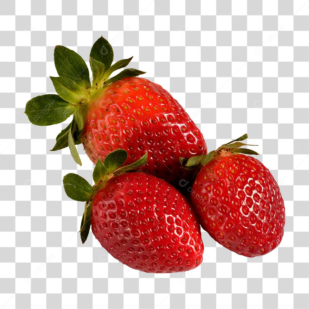 Morangos vermelho suculento