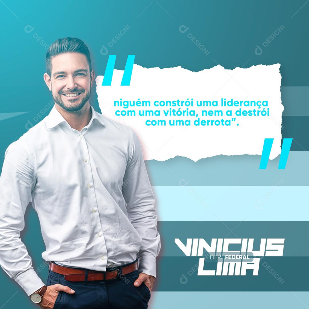 Post Política Deputado Federal Social Media PSD Editável