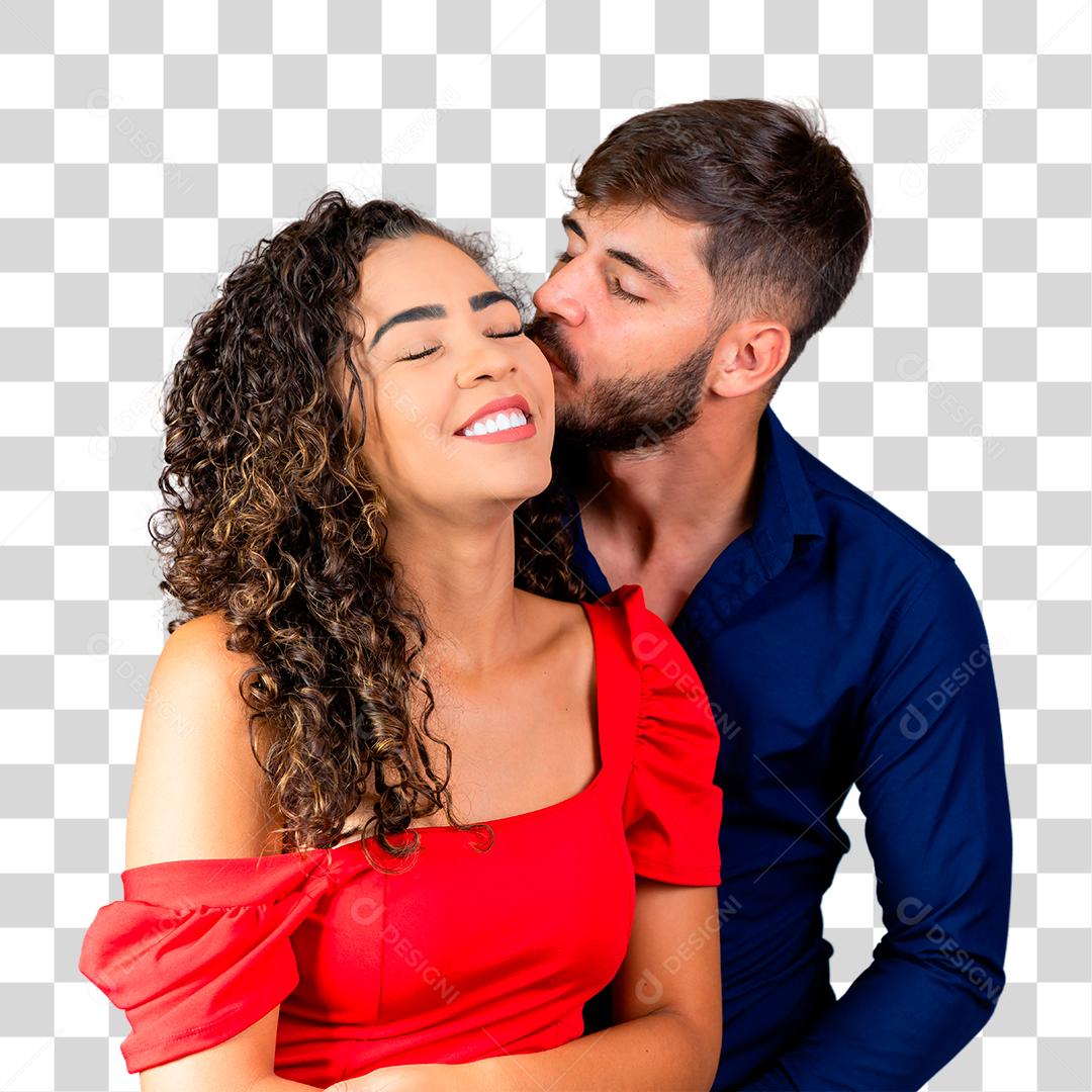 Apaixonado jovem casal apaixonado PNG Transparente
