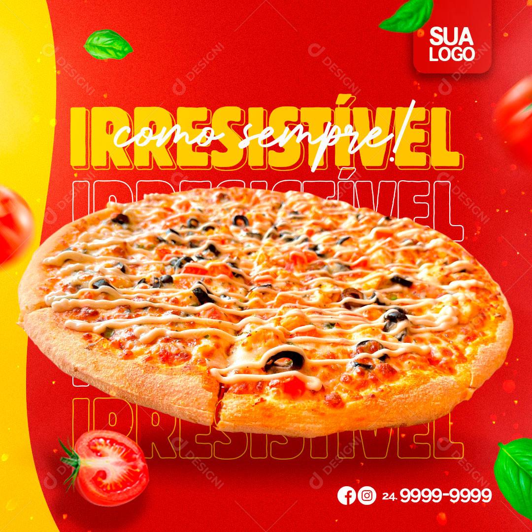 Como Sempre Irresistível Social Media PSD Editável