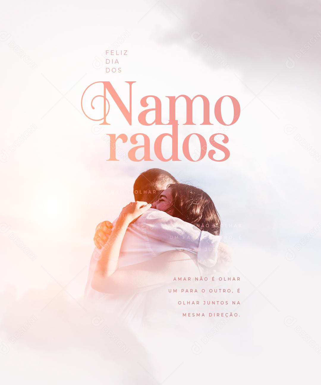 Feliz Dia Dos Namorados 12 De Junho Data Comemorativa Social Media PSD Editável