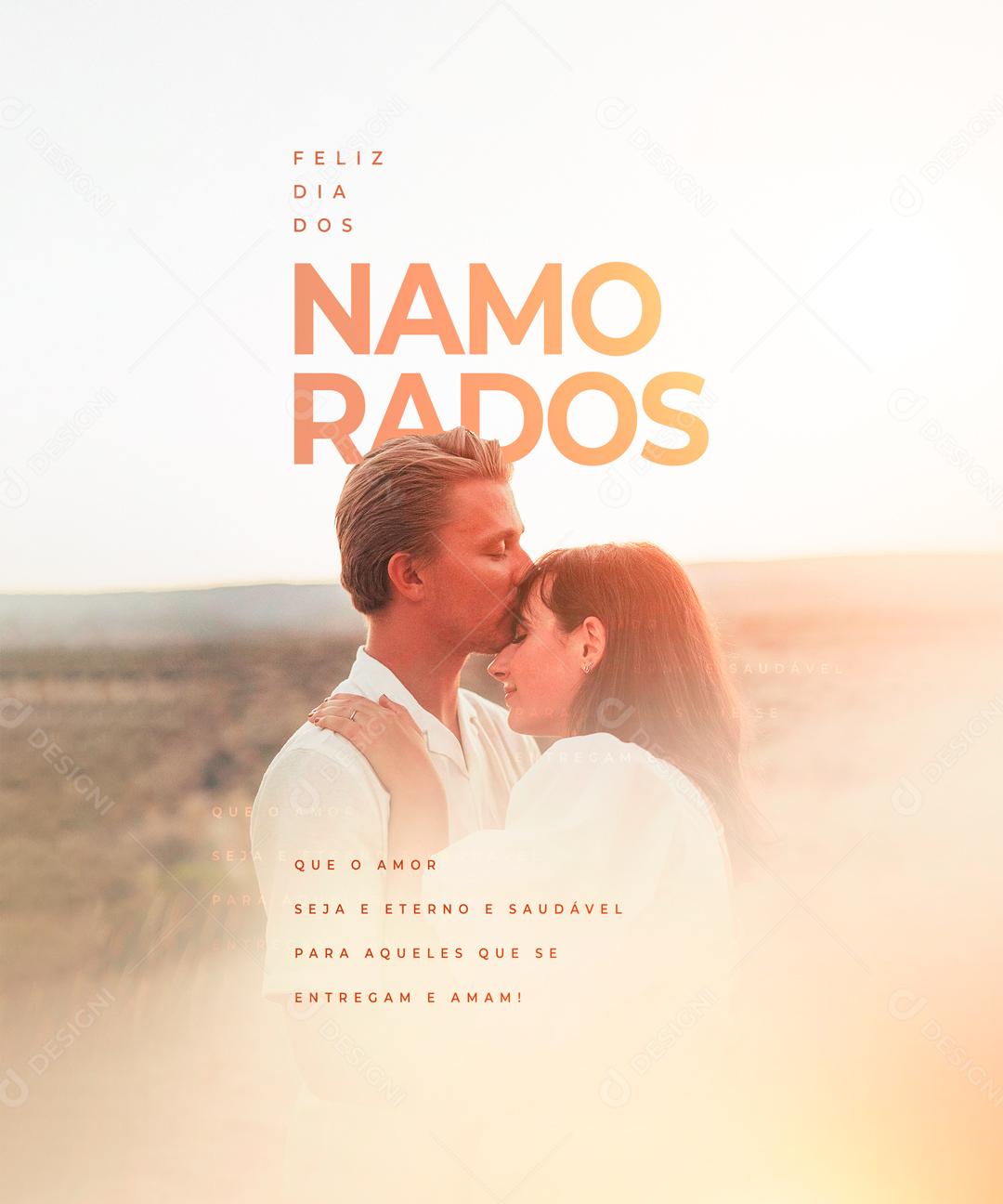 Feliz Dia Dos Namorados 12 De Junho Data Comemorativa Social Media PSD Editável