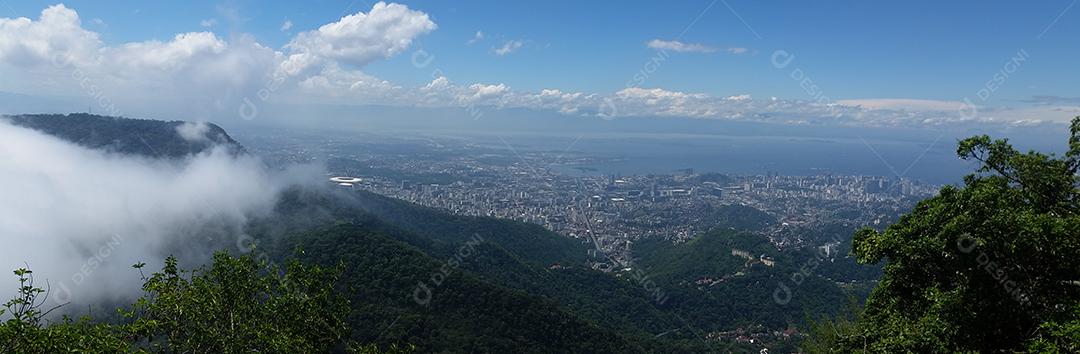 vista aeria do morro do corcovado rio de janeiro