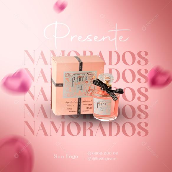 Post Perfumaria Dia Dos Namorados Social Media PSD Editável