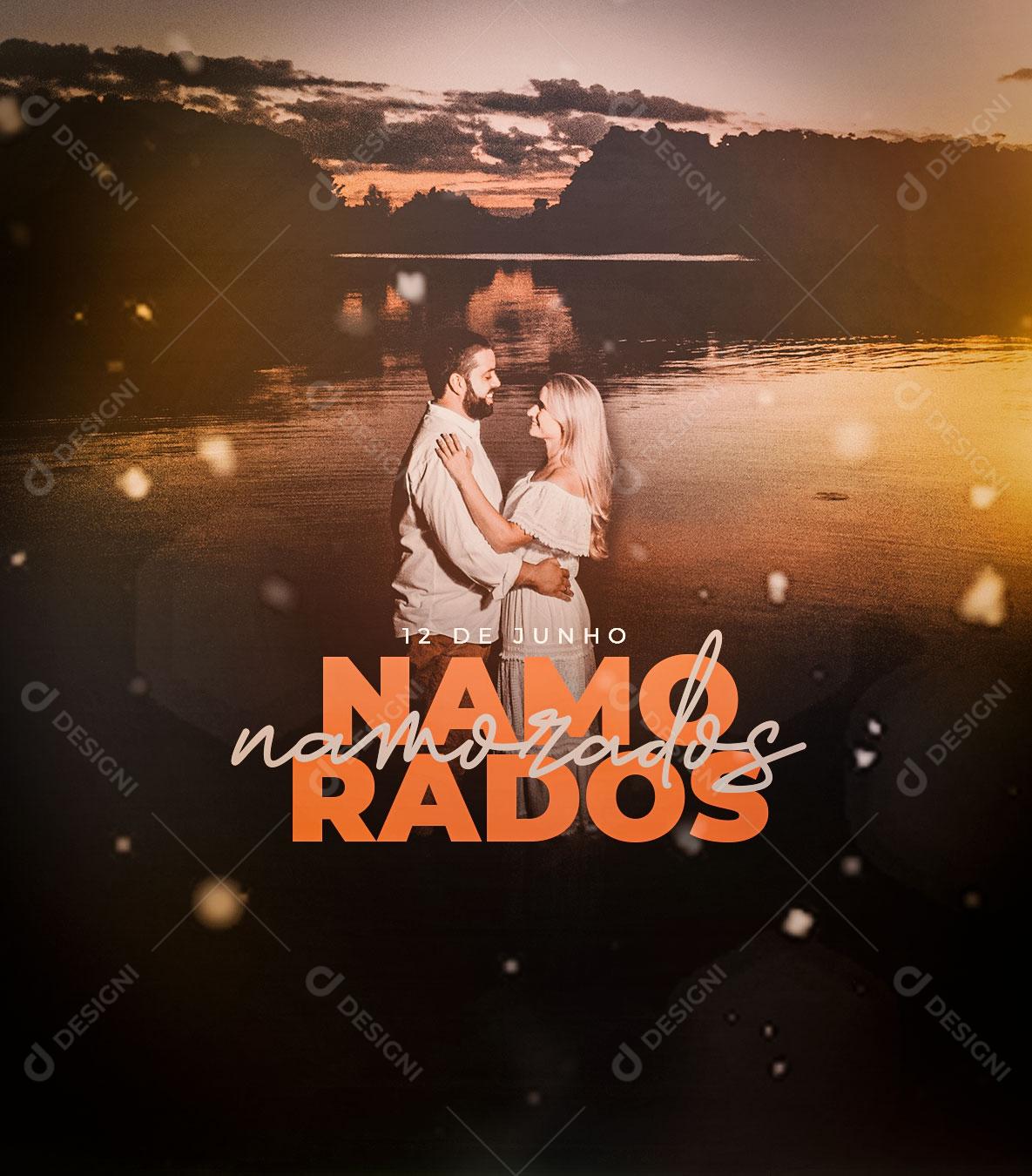 Social Media 12 de Junho Dia dos Namorados PSD Editável