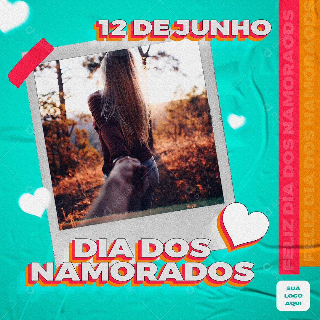 Dia Dos Namorados 12 de Junho Social Media PSD Editável